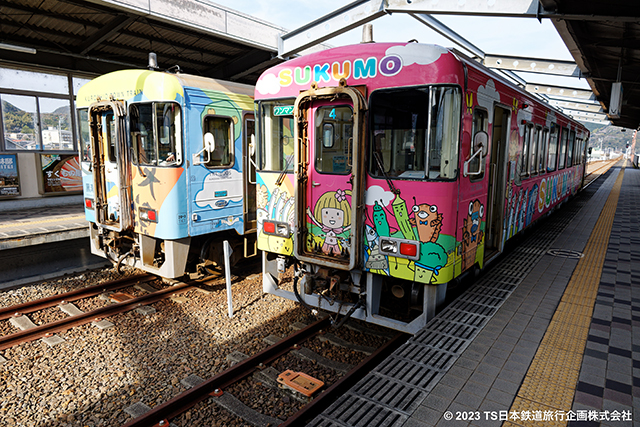 Tosa Kuroshio Tetsudo KiHa 8400 at Sukumo Station