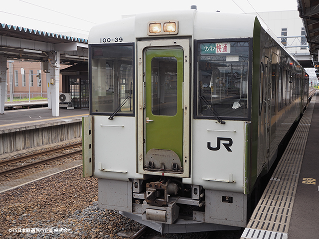 JR East KiHa100 at Yokote - Kitakami Line