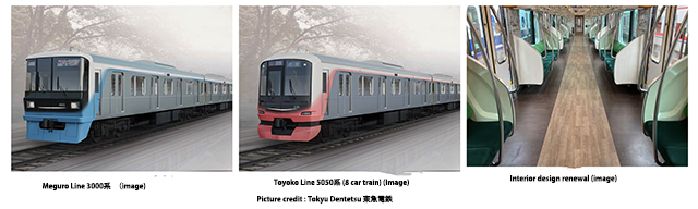 Tokyu 3000系　 & 5050系 new external design