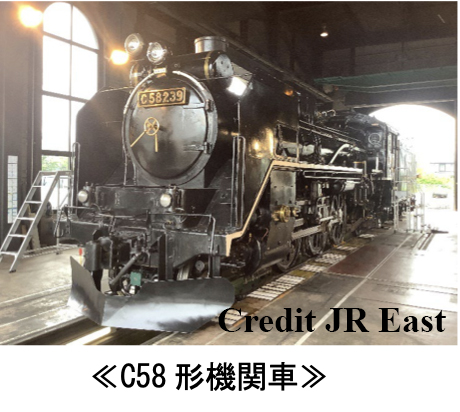 JR East C58-239 at Morioka Depot Credit: JR East