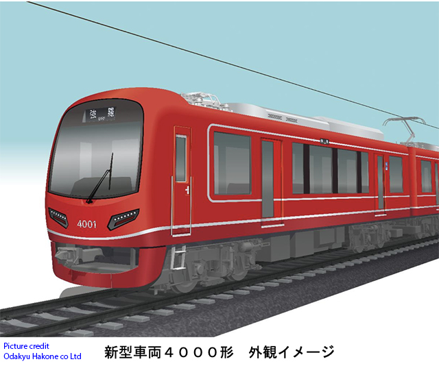 Odakyu Hakone 4000 series image (new train)