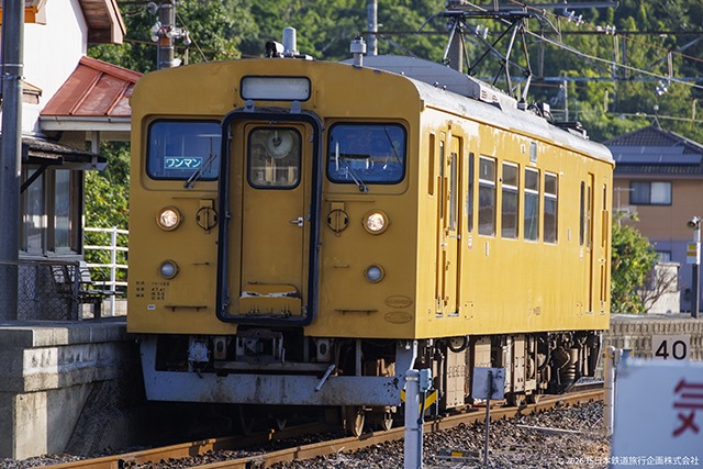 JR West 123系 Onoda Line Motoyama Branch Suzumeda Station