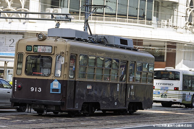 Hiroden (Hiroshima) vintage tram 913