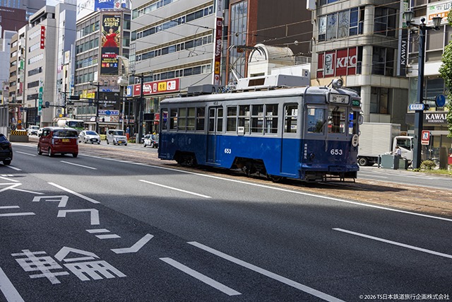 Hiroden (Hiroshima) vintage tram 653