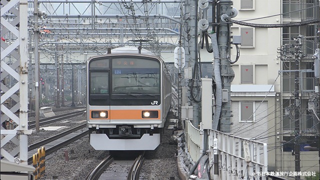 JR East 209-1000形 on the Chuo Rapid Services Line